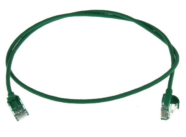 ECS Slim patch C6 U/UTP Grønn  3,0m AWG28 LSZH Uskjermet 