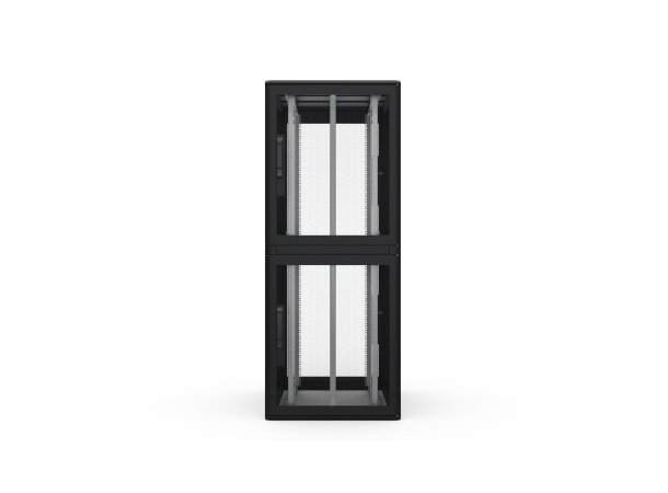 Enoc Serverskap 2-delt S1 C2 81220-S B-800xD-1200xH-2000mm Svart Låsbart 