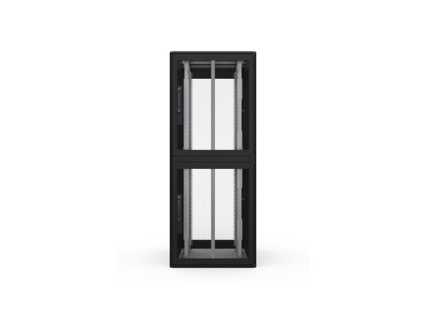 Enoc Serverskap 2-delt S1 C2 81222-S B-800xD-1200xH-2200mm Svart Låsbart 