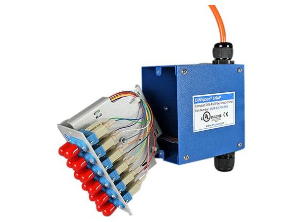 Fiberpanel DINSpace Snap SM 12xLC 12F LC/UPC 