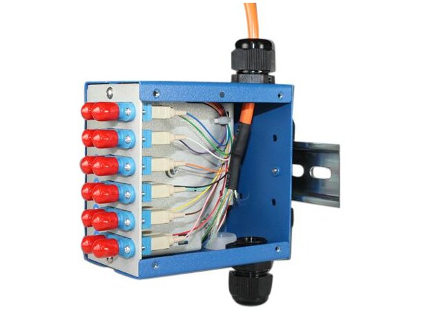 Fiberpanel DINSpace Snap SM 12xLC 12F LC/UPC 
