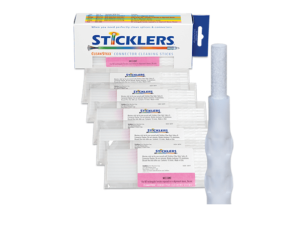 Sticklers CleanStixx™ rensepinne MPO/MTP Hvit, pakning med 50 stk. 