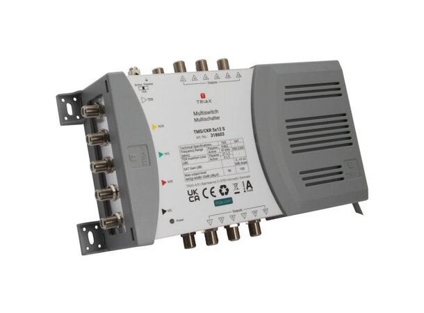 Triax Multiswitch iTMS/CKR 5x12 S inkl. nettdel, 5 inn/4xSAT+1xTERR 