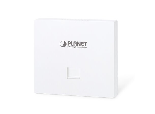 TrådløsAksesspunkt WiFi 7 In-Wall Planet 3600Mbps 802.11be, PoE+, 2x10/100/1000T 
