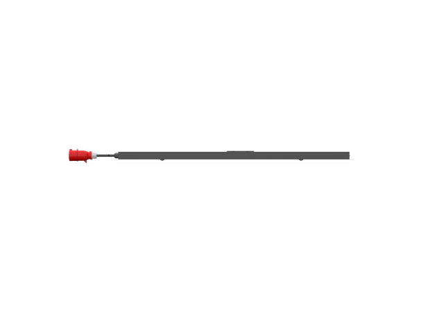 Enoc PDU Strømskinne Vertikal 400V/3x16A 24xC13 + 6xC19 - IEC60309 3m 