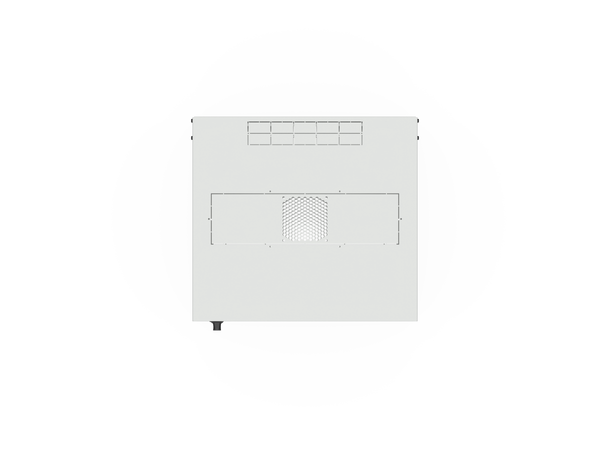 Enoc Veggskap 12U W3 Glassdør B-550 x D-500 x H-581  mm, Grå 
