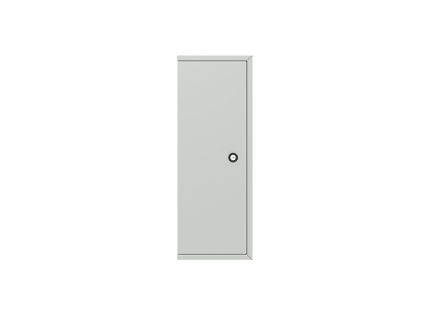 Enoc Veggskap 4U 19" Vertikal Montering B-600 x D-220 x H-600 mm platedør Grå 