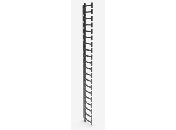 Enoc vertikal kabelkanal CT5 24HE Svart B-13 x D-151 x H- 888mm 1stk 