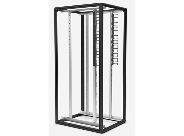 Enoc vertikal kabelkanal CT5 24HE Svart B-13 x D-151 x H- 888mm 1stk 