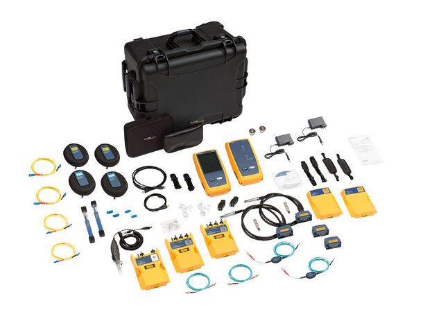 Fluke DSX2-8000 w/ OLTS + OTDR W/WIFI Versiv Quad MM/SM w Inspection 1yr/Guld 