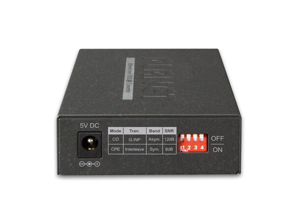 Planet Media Converter Eth. PoE+ - VDSL2 10/100/1000B-T w/G.vectoring 150/150Mbps 