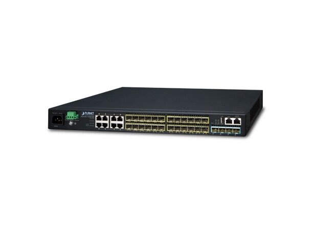 Switch LAN 16p Layer3 Managed Planet Stackable 16xSFP+ 8xTP/SFP+ 4x10G-SFP+ 